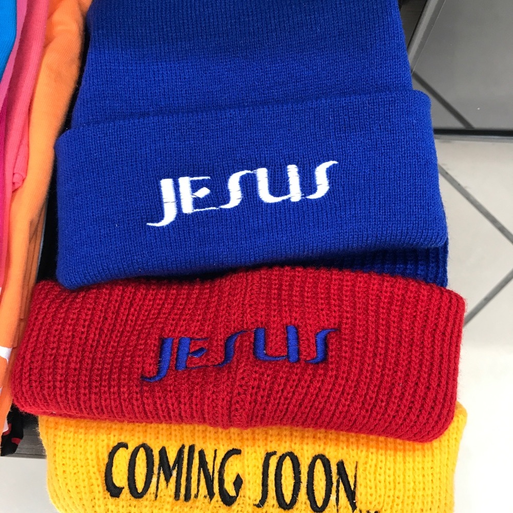Coming Soon Jesus Baseball Shirt with hat. - Picture 5 of 8